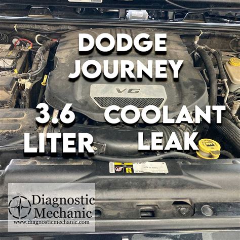 dodge journey coolant leak|Losing coolant, no visible leaks